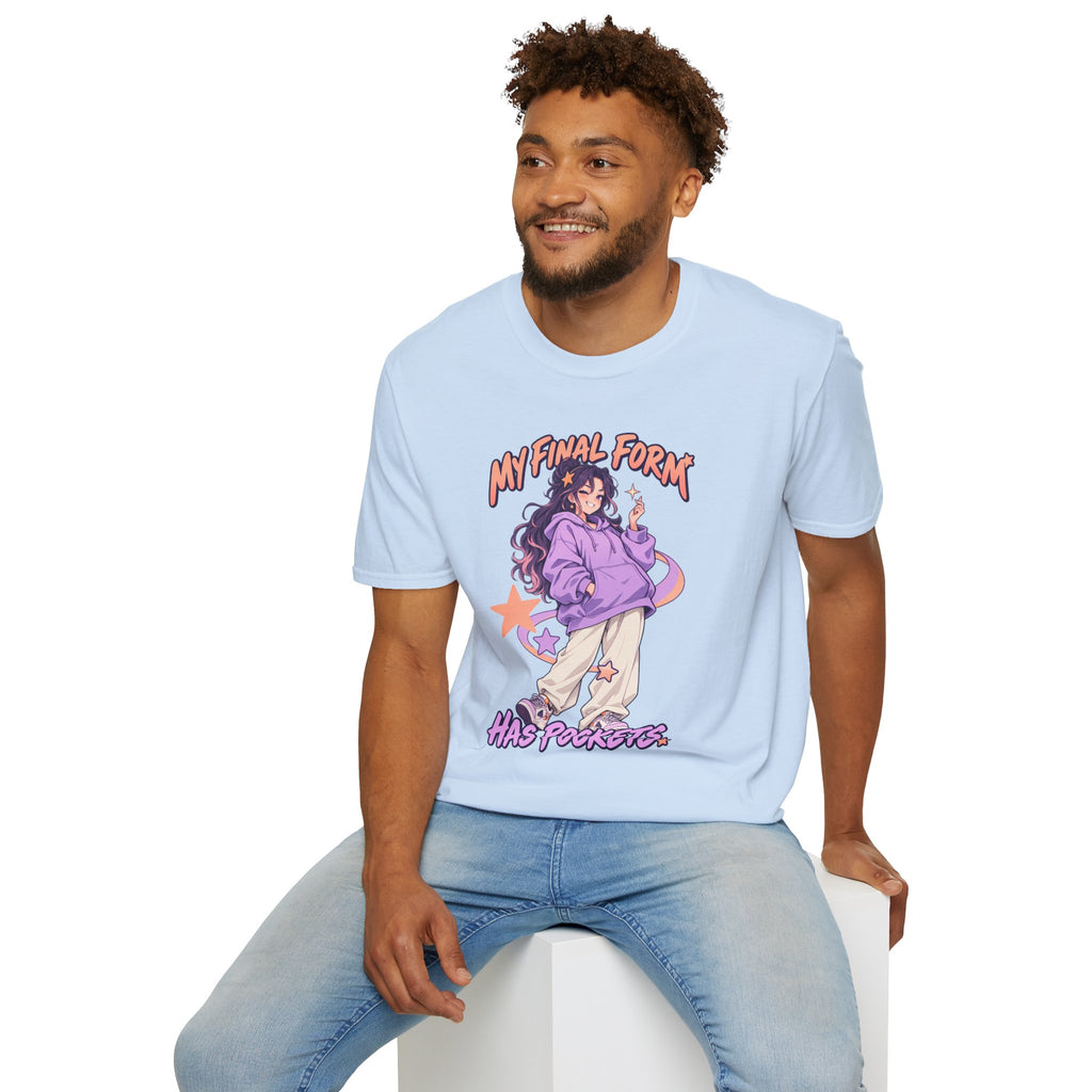 My Final Form Has Pockets | Cute Anime Girl Graphic Tee