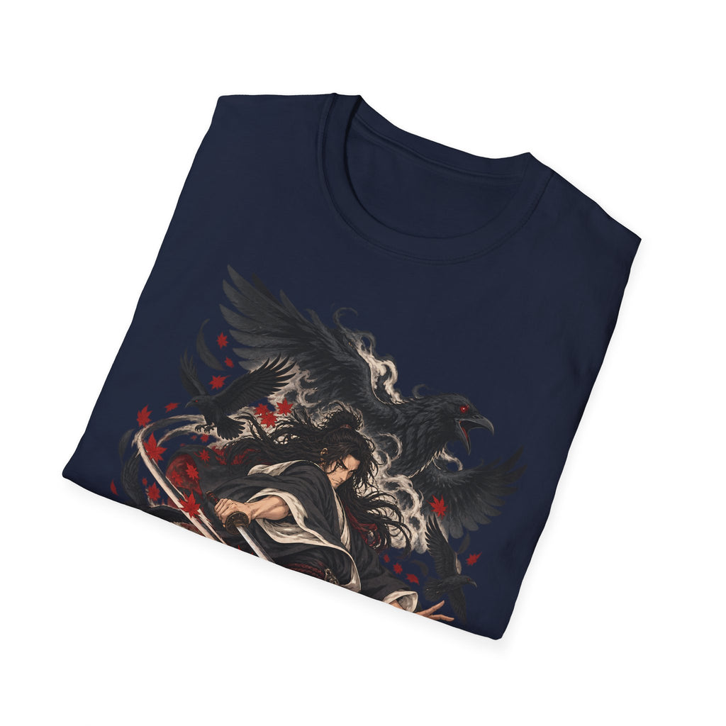Raven Master | Japanese Samurai | Dark Fantasy T-Shirt