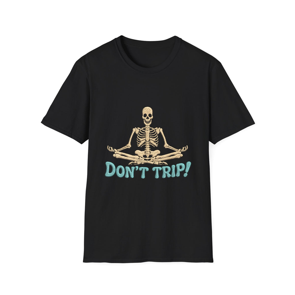 Skeleton Yoga T-Shirt - 'Don't Trip' Funny Skeleton GTA 6 Inspired