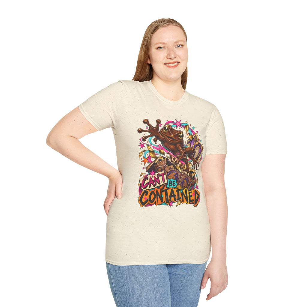 Cant be Contained | Harry Potter Chocolate Frog Graphic T Shirt
