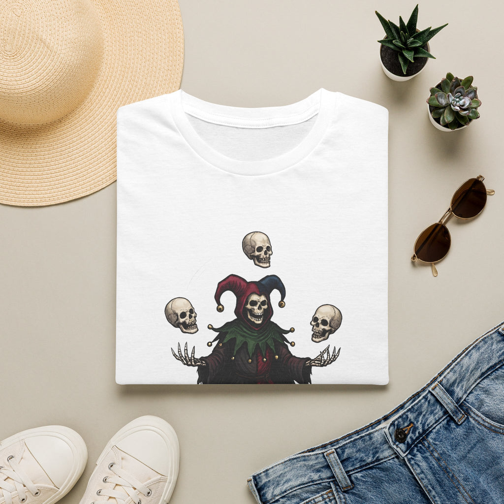 Juggling with Death - Gothic / Dark Fantasy Skeleton T-Shirt
