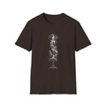 Gothic Candle T-Shirt Design | Haunted Cathedral & Skull Flame