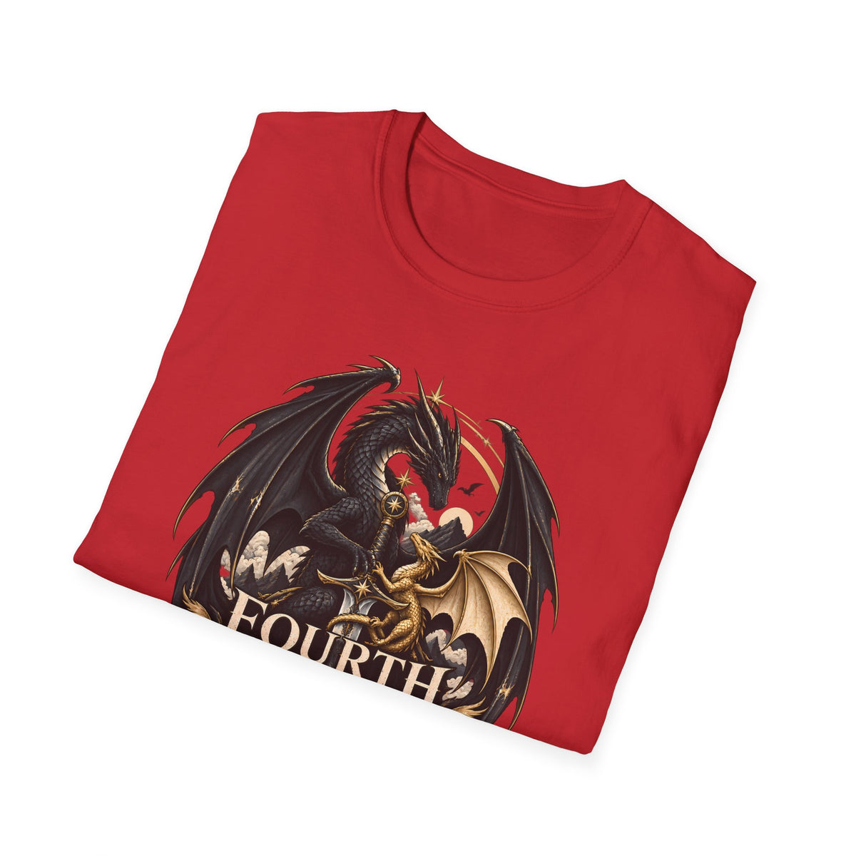 Fourth Wing | Book Inspired Dragon Logo | Fantasy Book T-Shirt