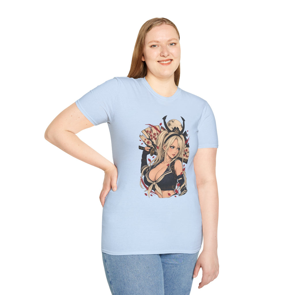 Babydoll | Samurai Anime Sexy Pin Up Girl Graphic T-Shirt