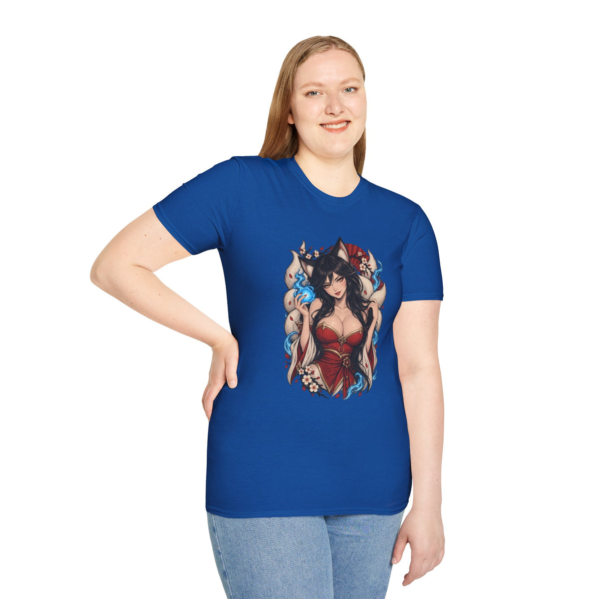 Ahri | League of Legends | Anime Pin Up Kitsune Girl T-Shirt