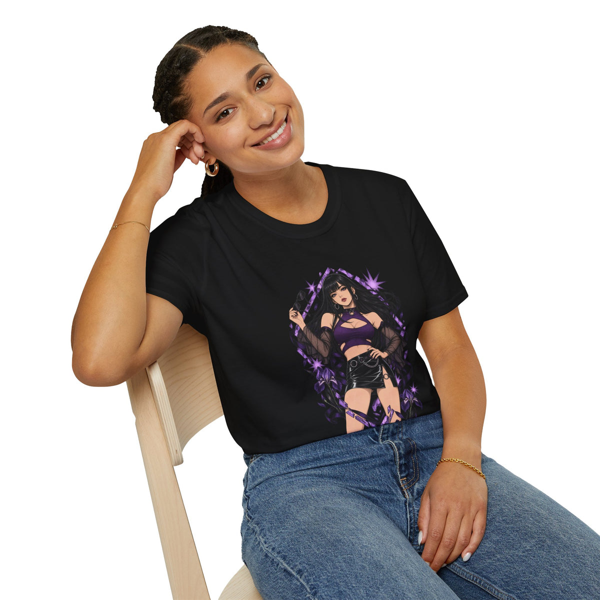 Violet | Japanese Anime Style Sexy Pin Up Girl Shirt