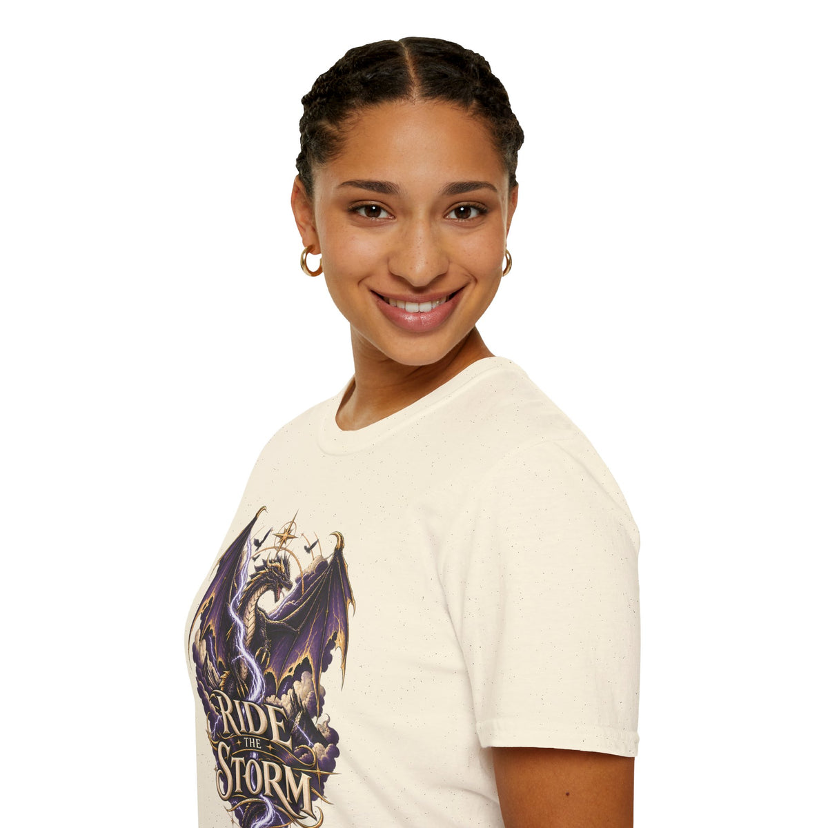 Ride the Storm | Fourth Wing Book Inspired Dragon T Shirt