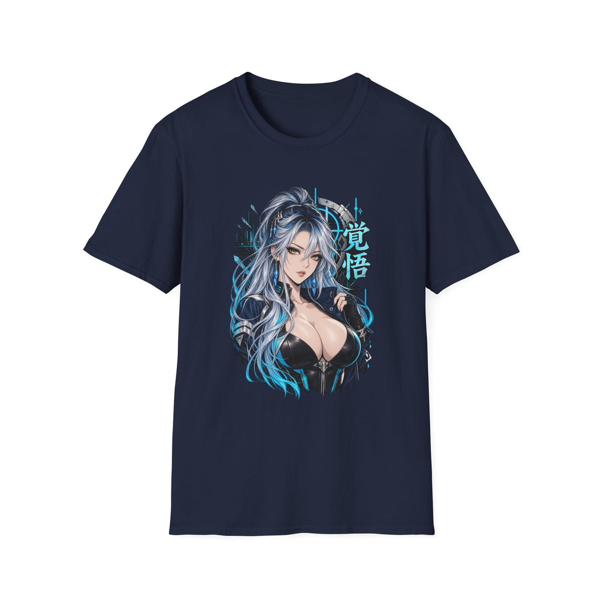 Angel | Sexy Cyberpunk Anime Sorceress Pin Up Girl | Waifu Graphic T-Shirt