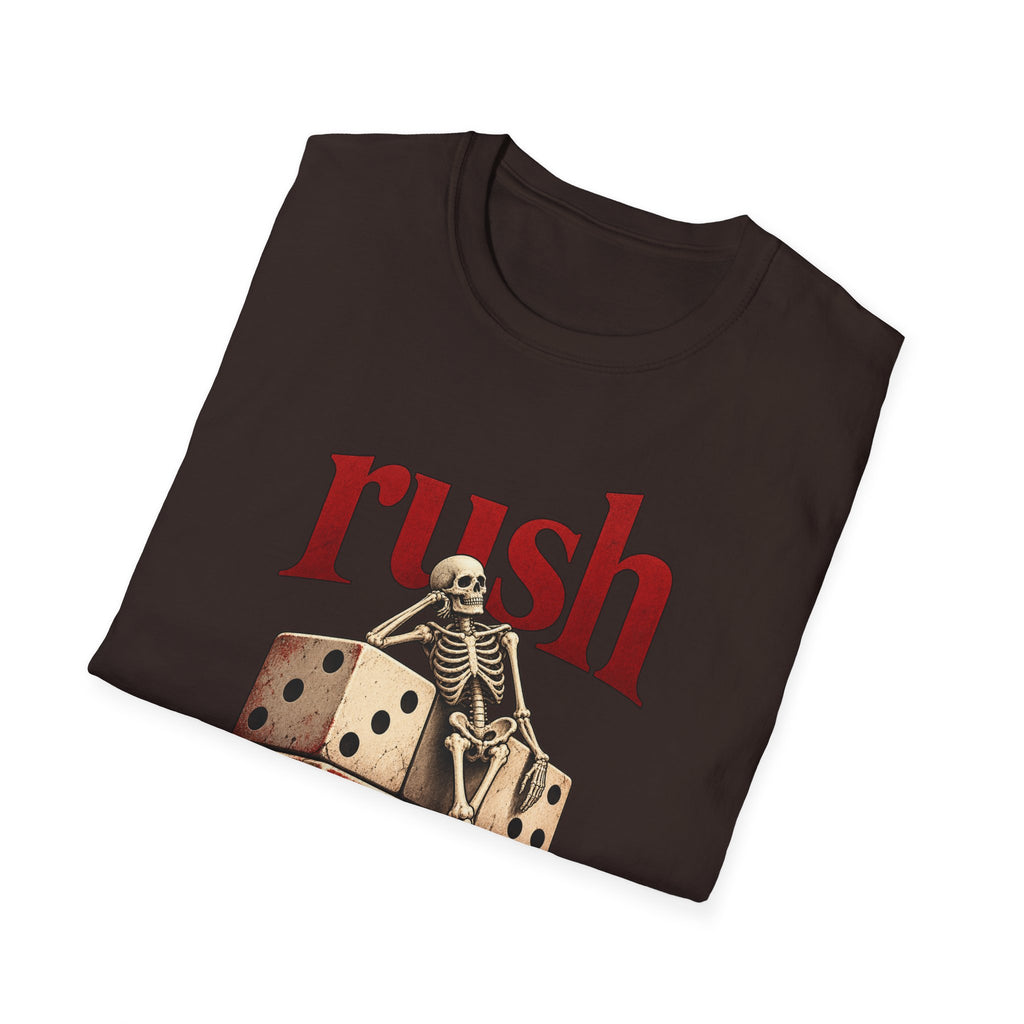 Rush | Roll the Bones | Dice Skeleton Prog Band T-Shirt