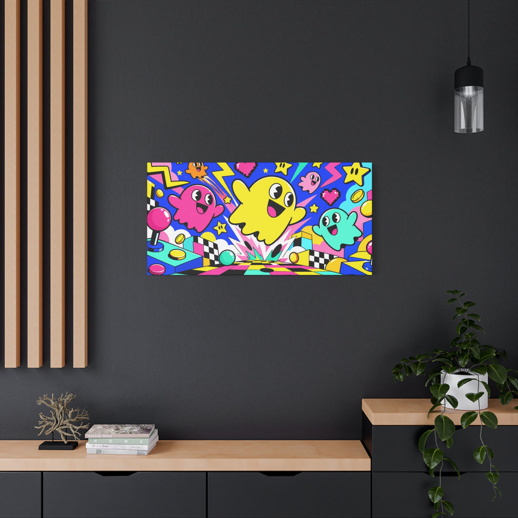 Wall art | Arcade Chaos: Retro Pop Art Print