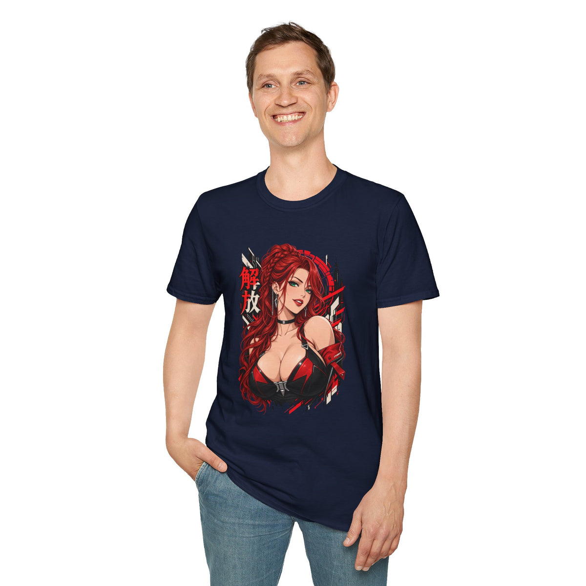 Red Widow | Sexy Anime Pin Up Girl | Waifu T-Shirt