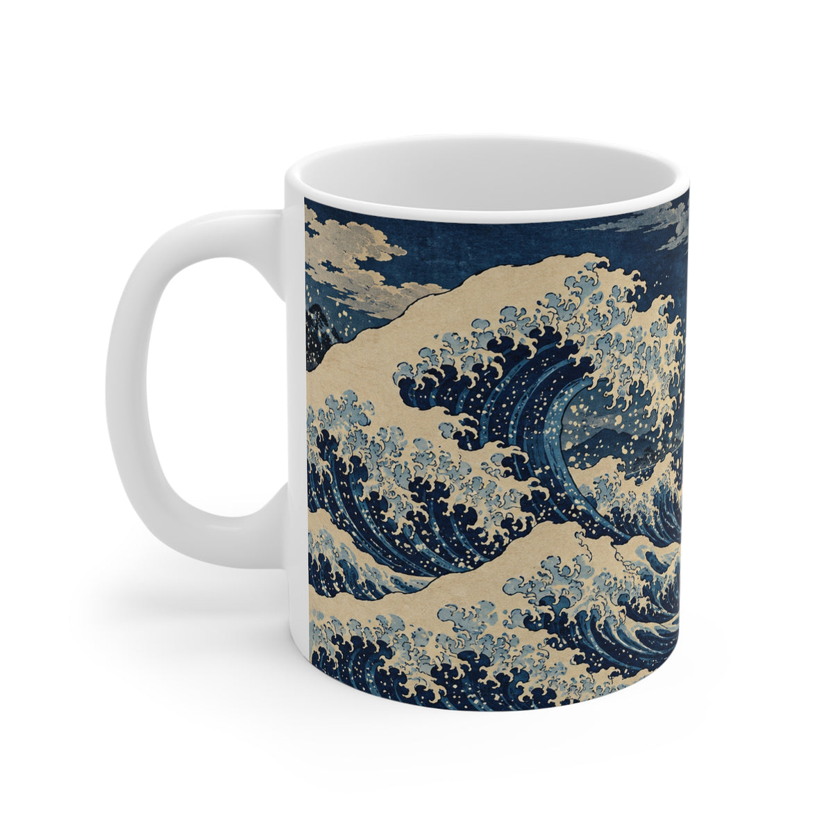 Moonlit Waves | Classic Art Coffee Mug Gift (11oz)