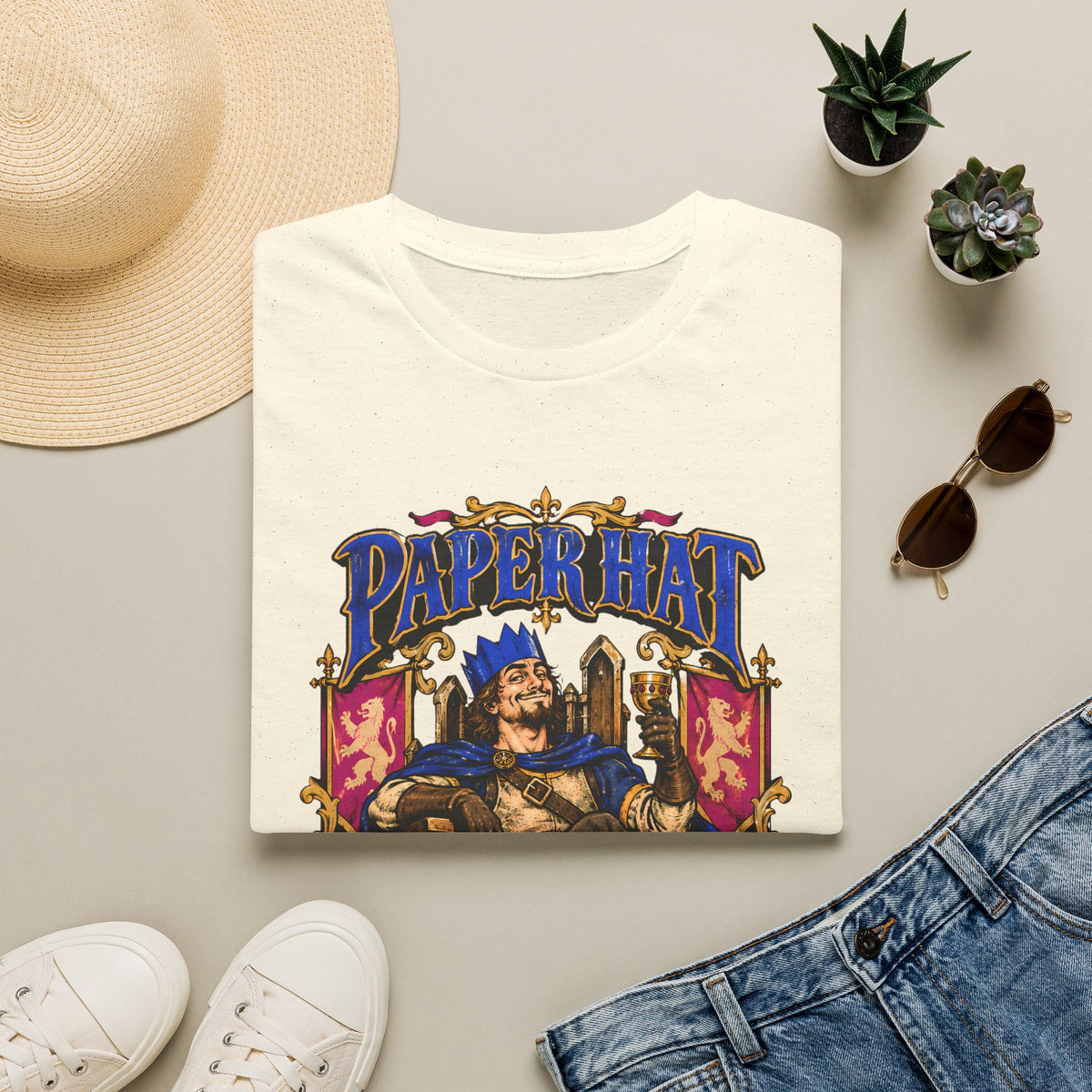 Blue Party Hat Tee OSRS / Runescape Inspired T-Shirt