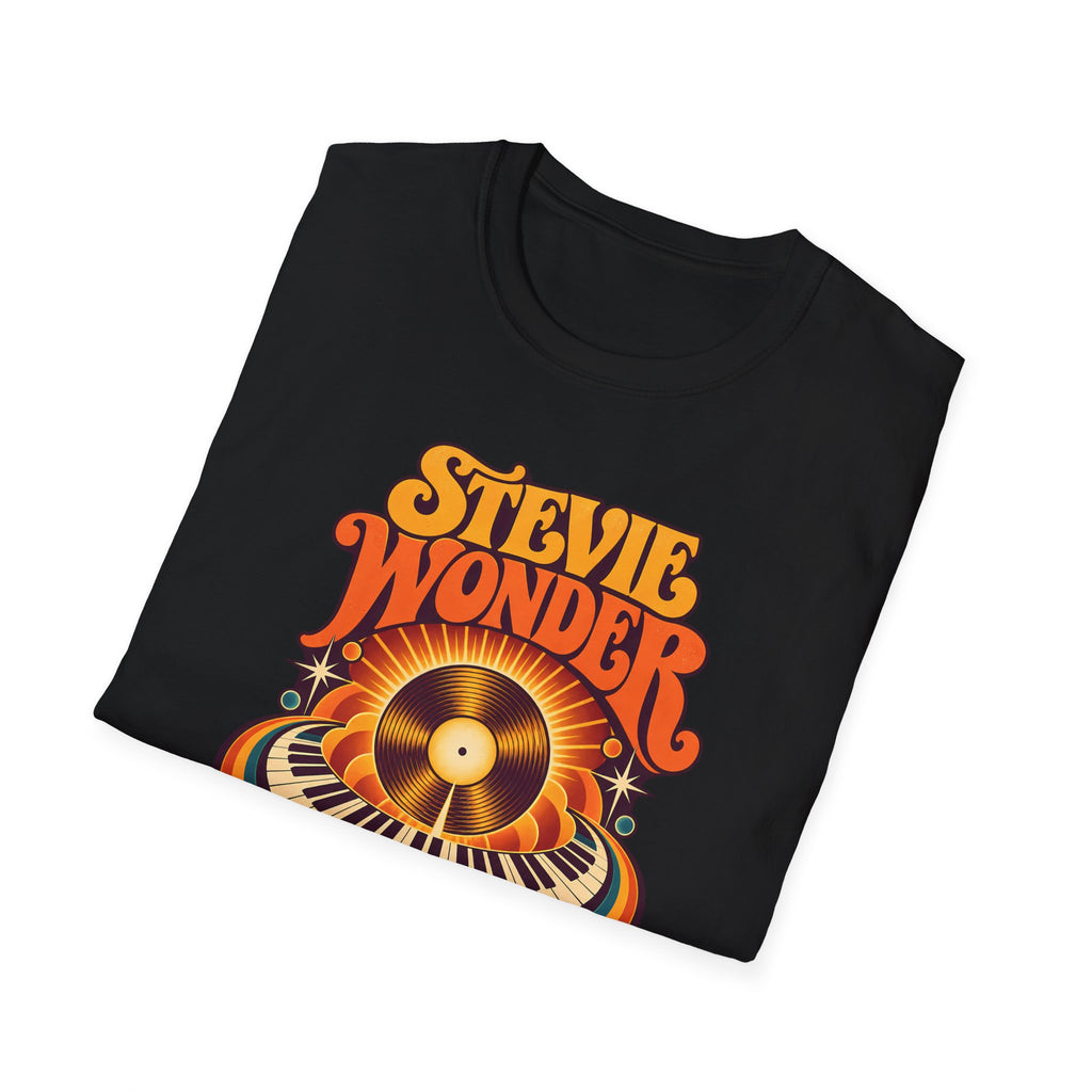 Stevie Wonder Retro Vinyl Tee - Songs In The Key Of Life Graphic T-Shirt