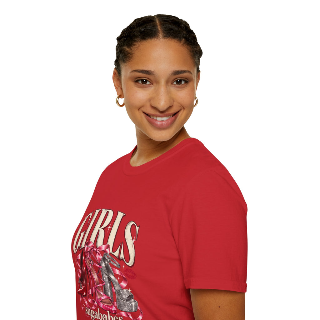 Sugababes |  Red Heels & Ribbons | Girls Night T Shirt
