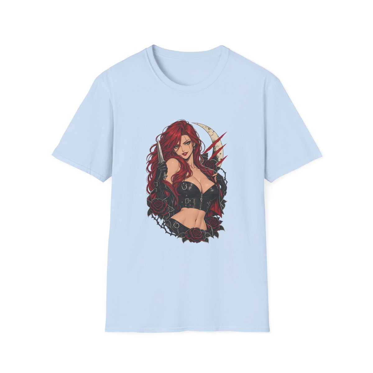 Katarina | League of Legends | Gothic Redhead Pin Up Assasin T-Shirt