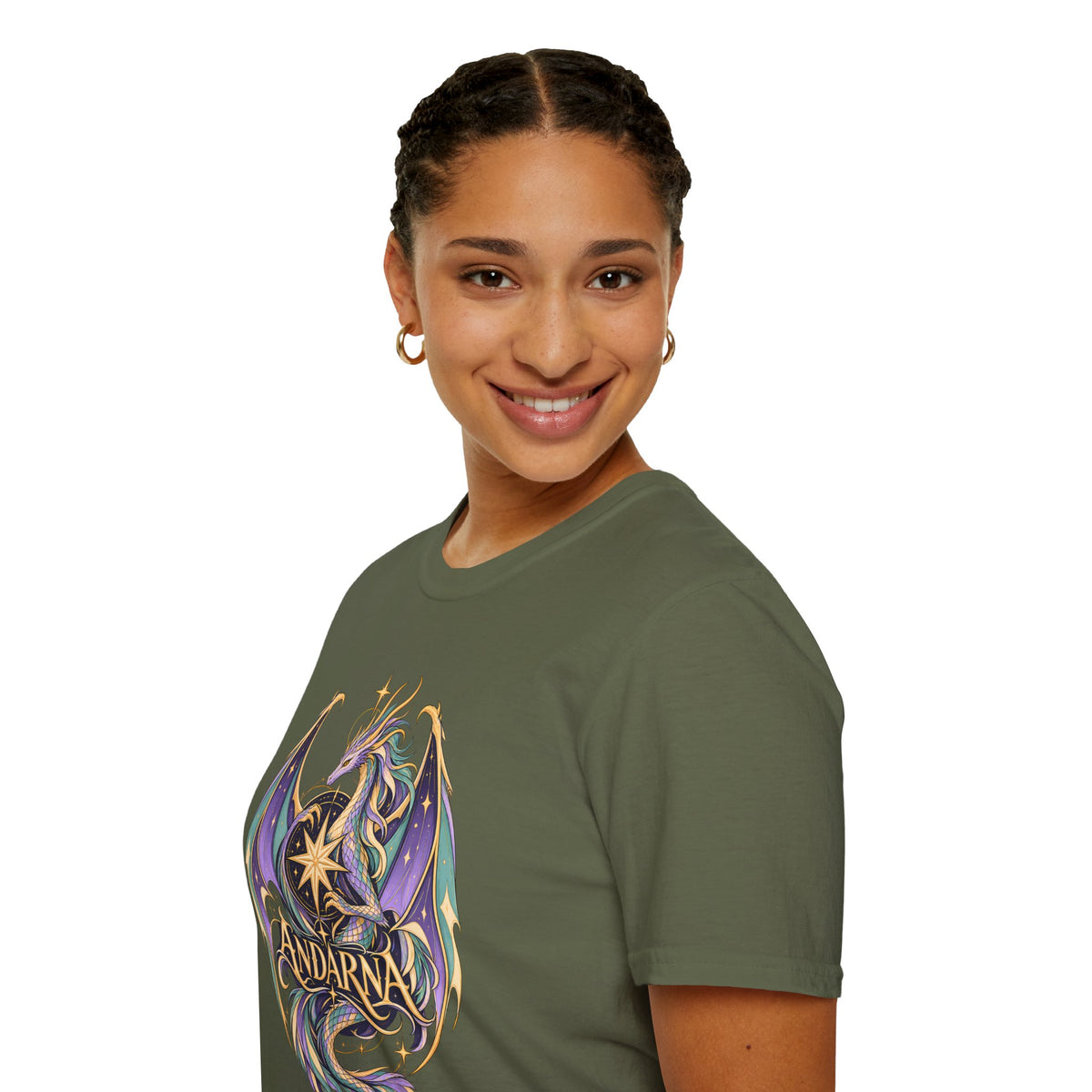 Andarna | Onyx Storm Dragon Graphic T-Shirt | Book Inspired
