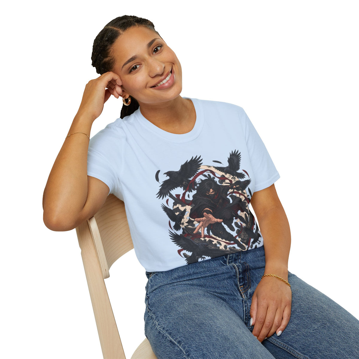 Mater of the Ravens | Japanese Anime Ninja Graphic T Shirt