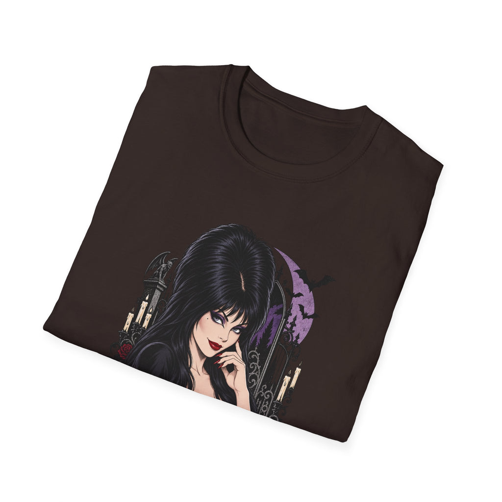 Elvira | Mistress of the Dark | Gothic Vampyress Pinup Girl | Sexy Halloween T-Shirt