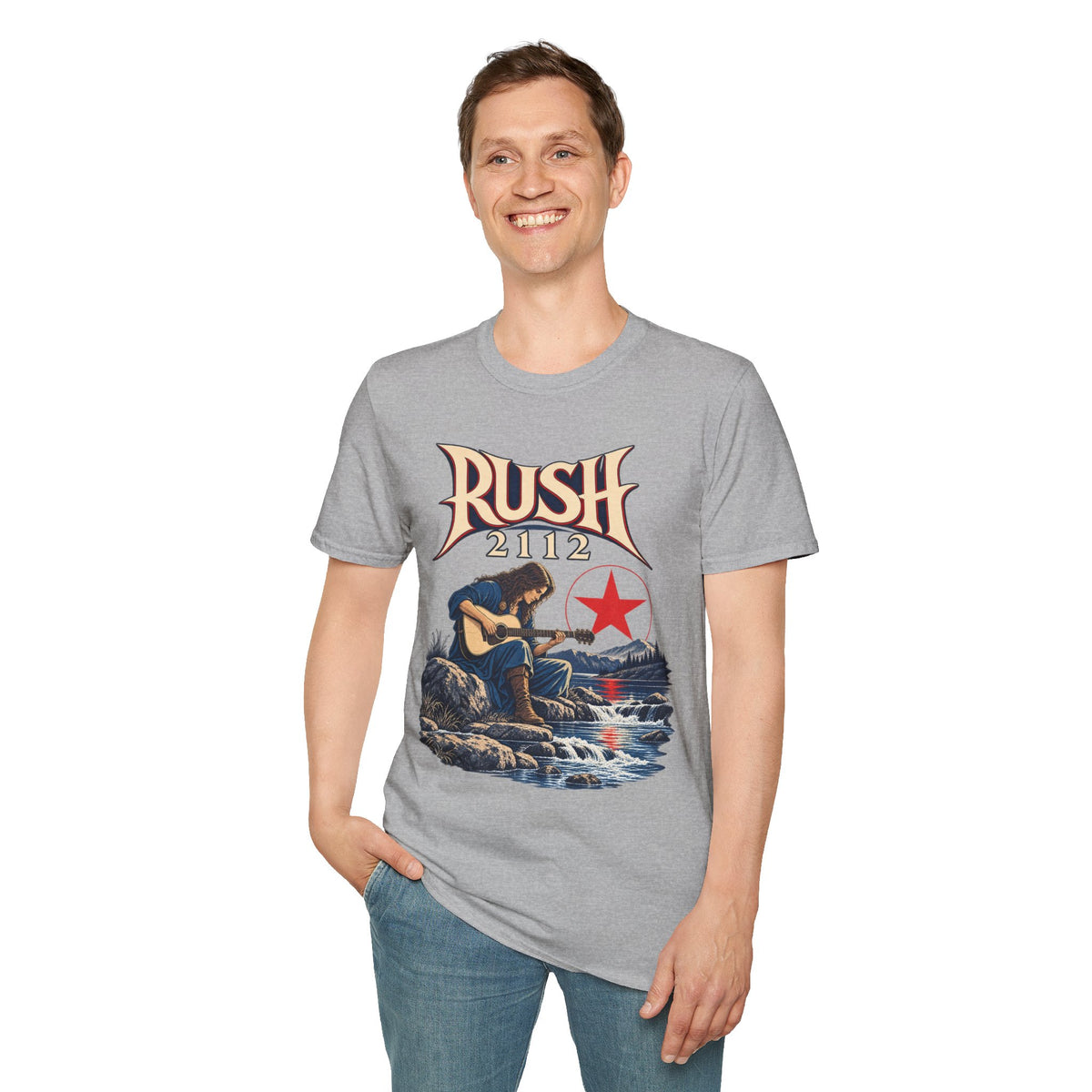 Rush | 2112 | Acoustic Guitar | Prog Band T-Shirt