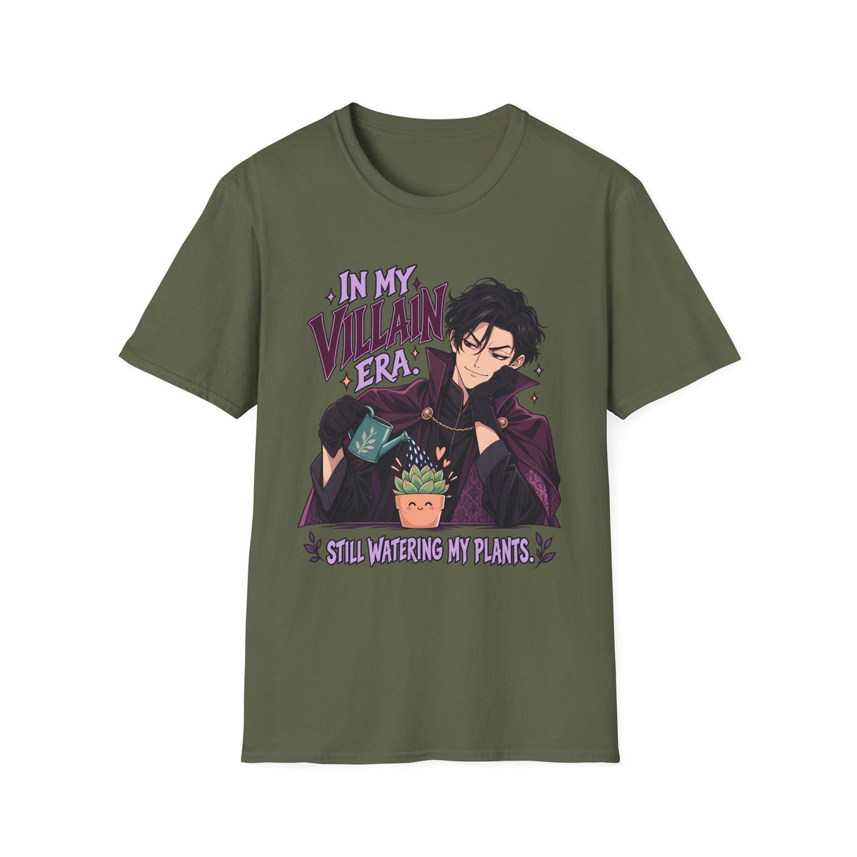 In My Villain Era | Cute Anime Plant Lover T-Shirt