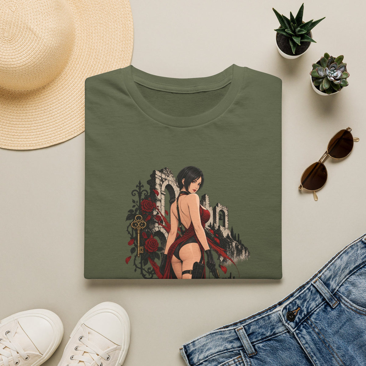 Ada Wong | Resident Evil | Pinup Girl T-Shirt