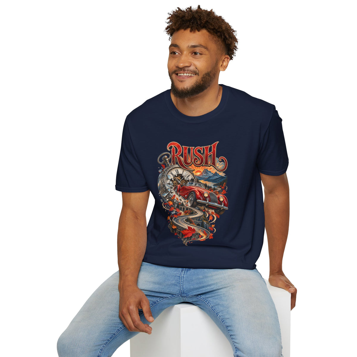 Rush | Prog Band | Red Barchetta | Graphic T-Shirt