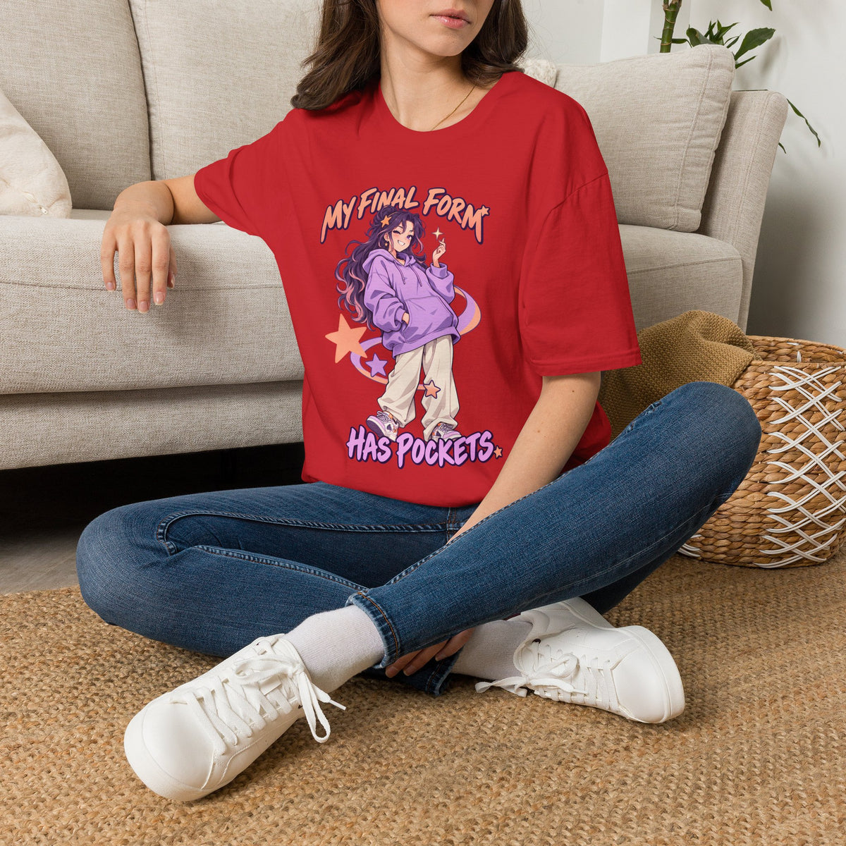 My Final Form Has Pockets | Cute Anime Girl Graphic Tee