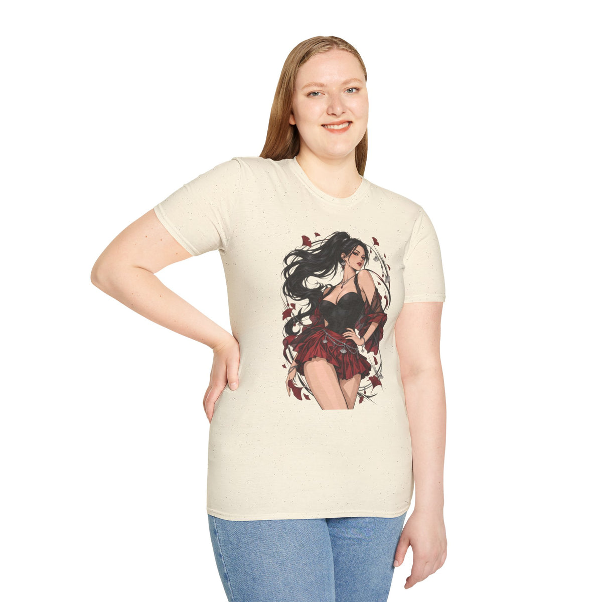 Victoria | Japanese Anime Style Sexy Pin Up Girl Graphic Shirt