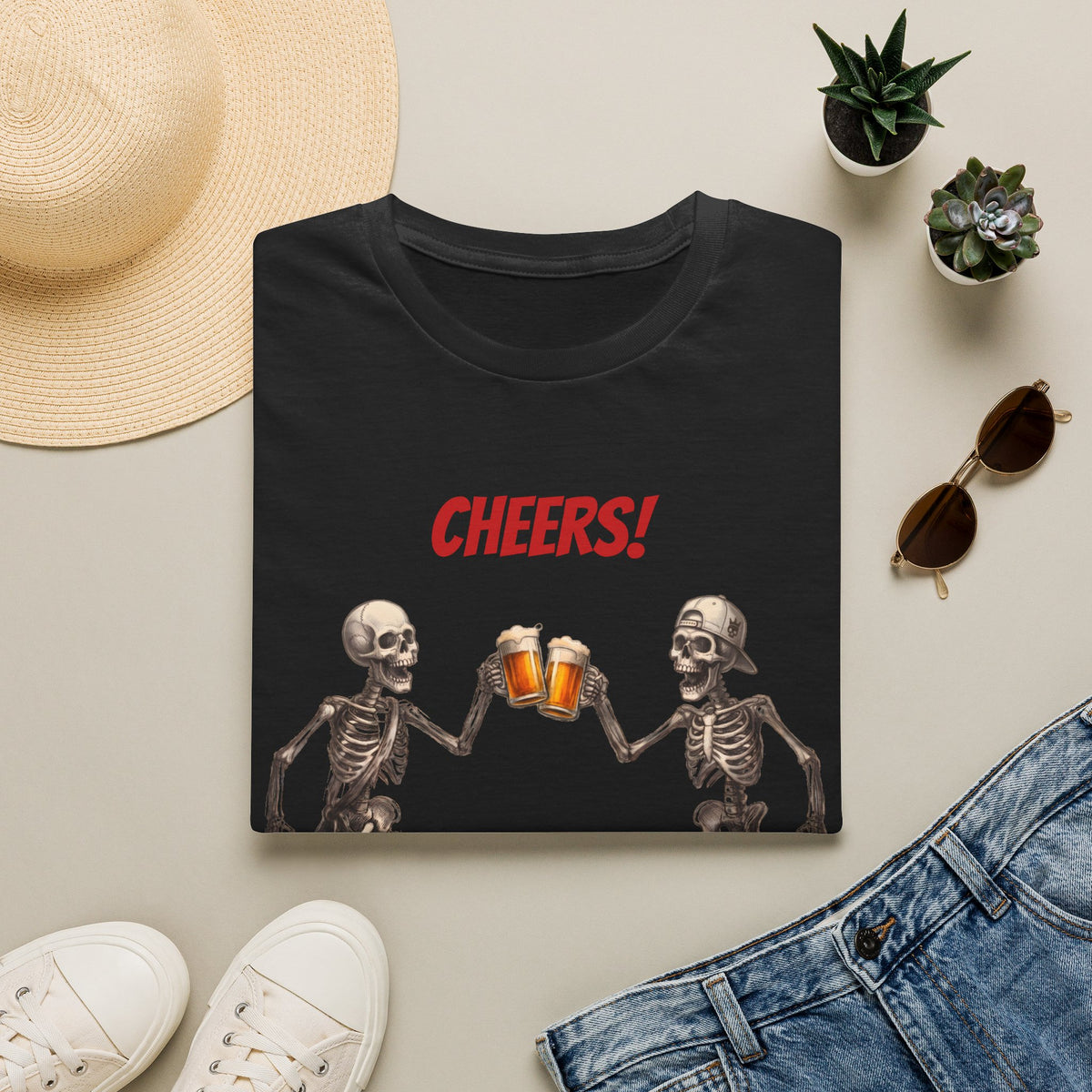Cheers! - Gothic / Dark Fantasy Humour T-Shirt