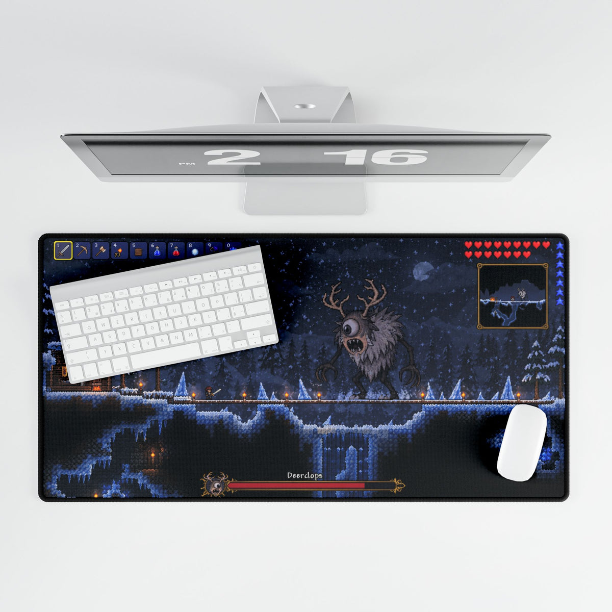 Terraria | Winter Boss Battle Mouse Pad