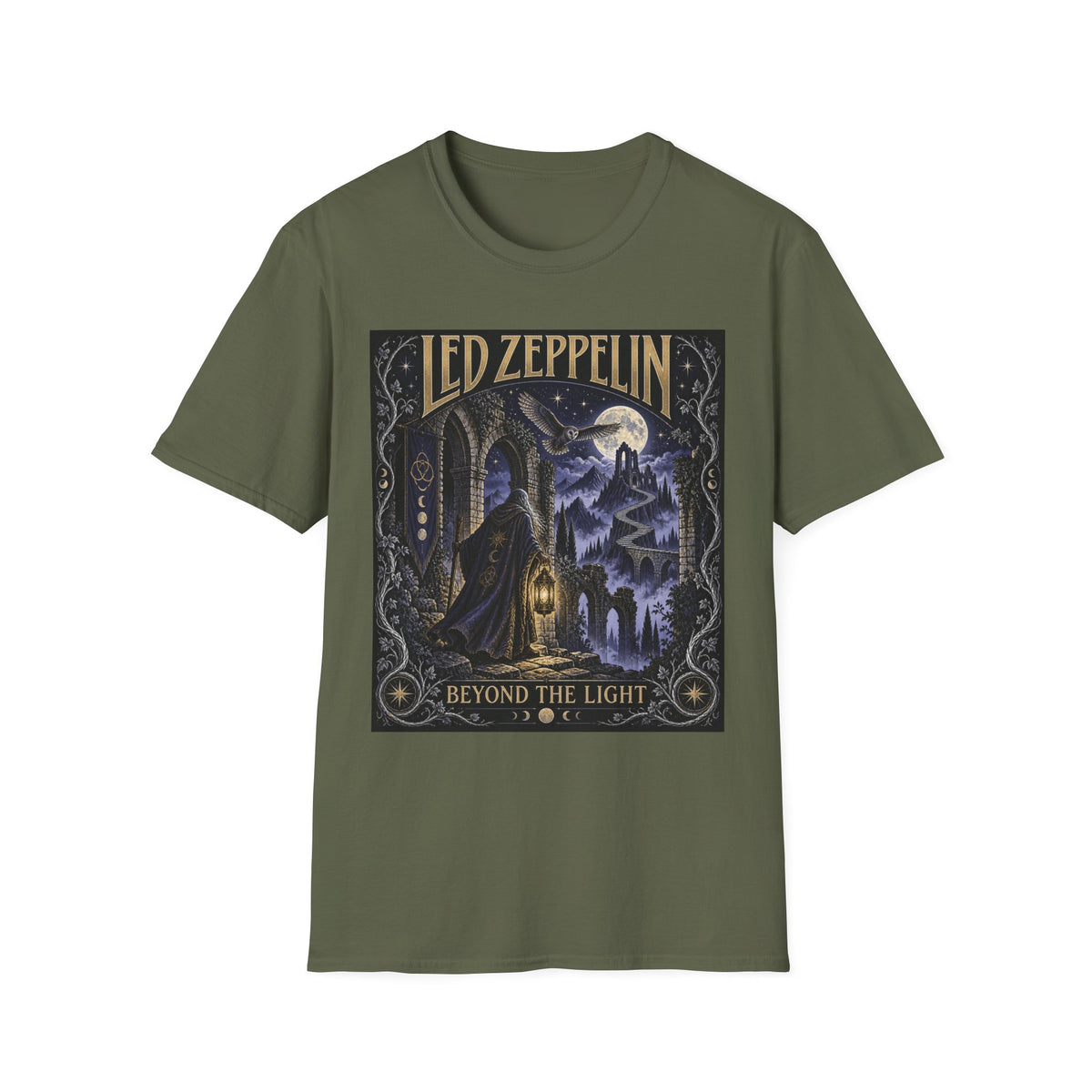 Led Zeppelin 'Beyond the Light' Concert Tee — Vintage Moonlight Rock T-Shirt