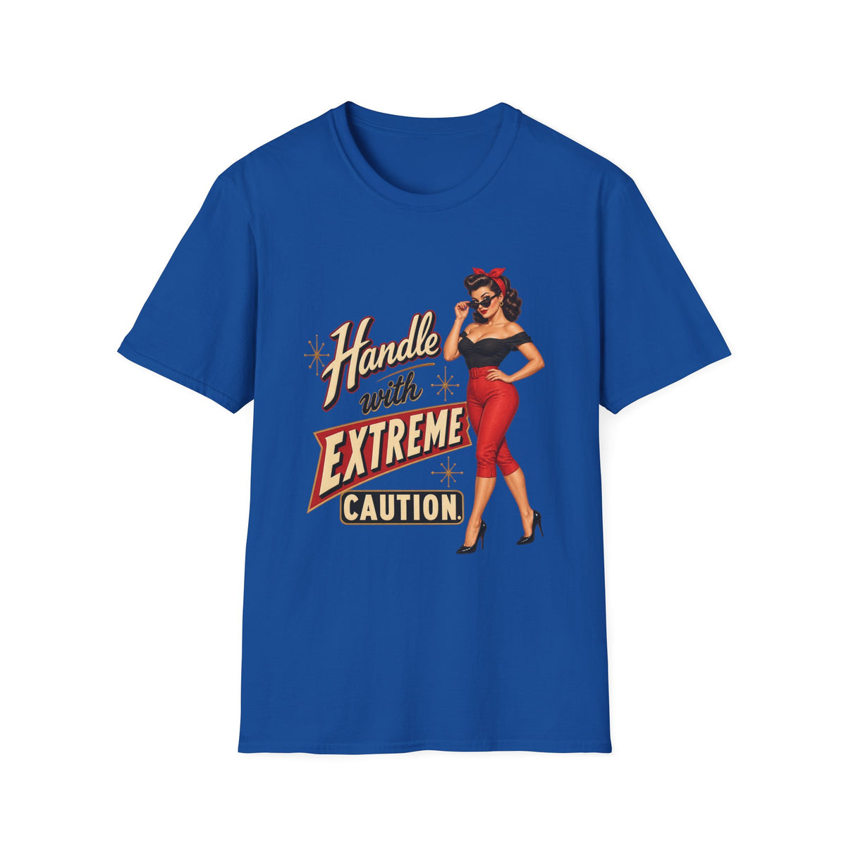 Handle With Extreme Caution Pinup Tee
