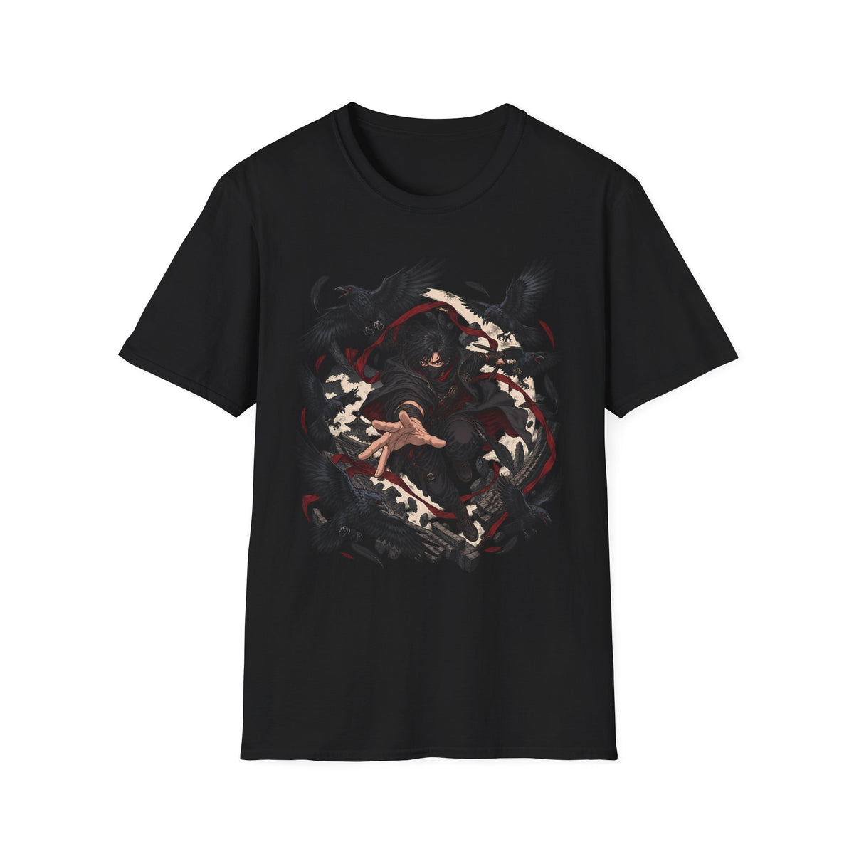 Mater of the Ravens | Japanese Anime Ninja Graphic T Shirt