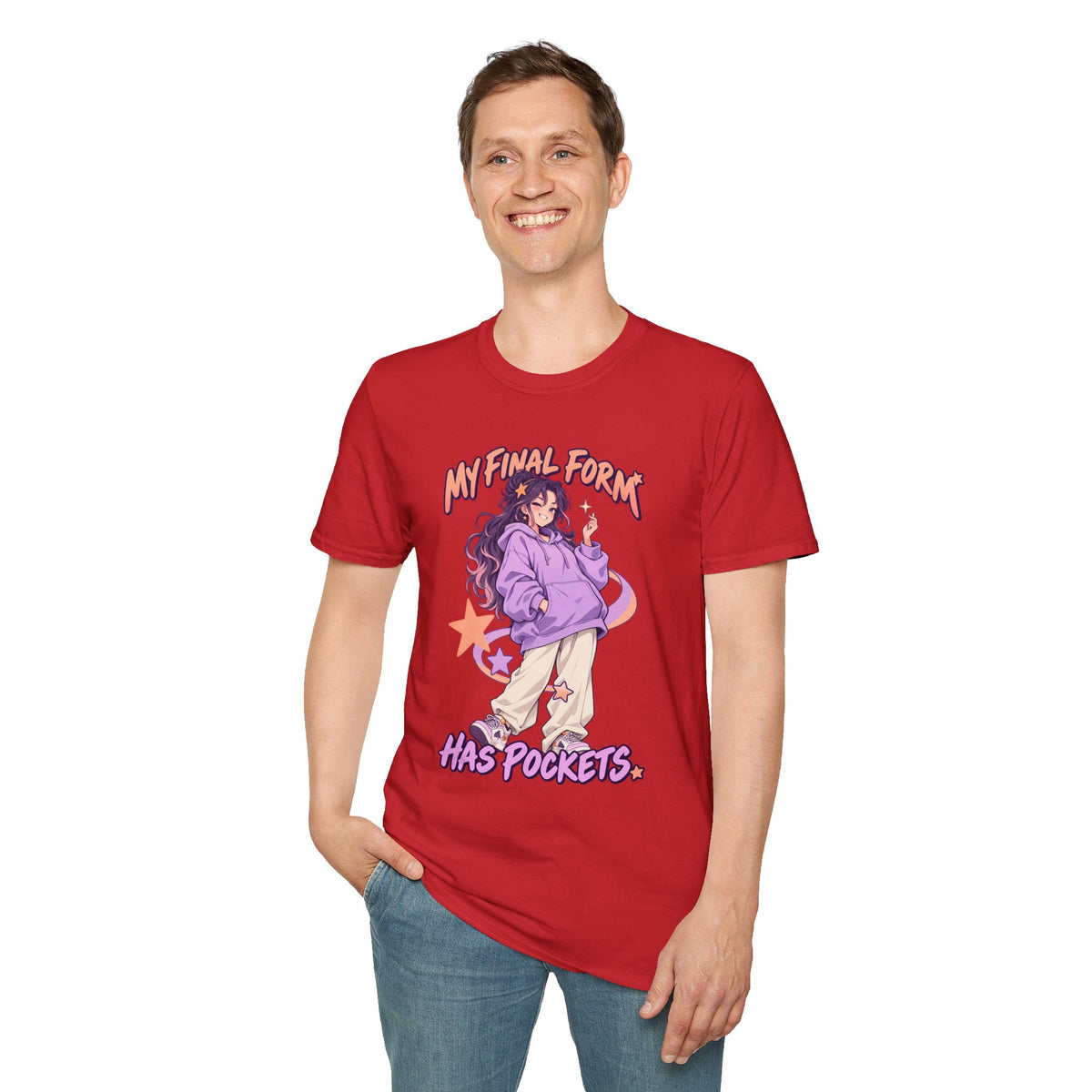 My Final Form Has Pockets | Cute Anime Girl Graphic Tee