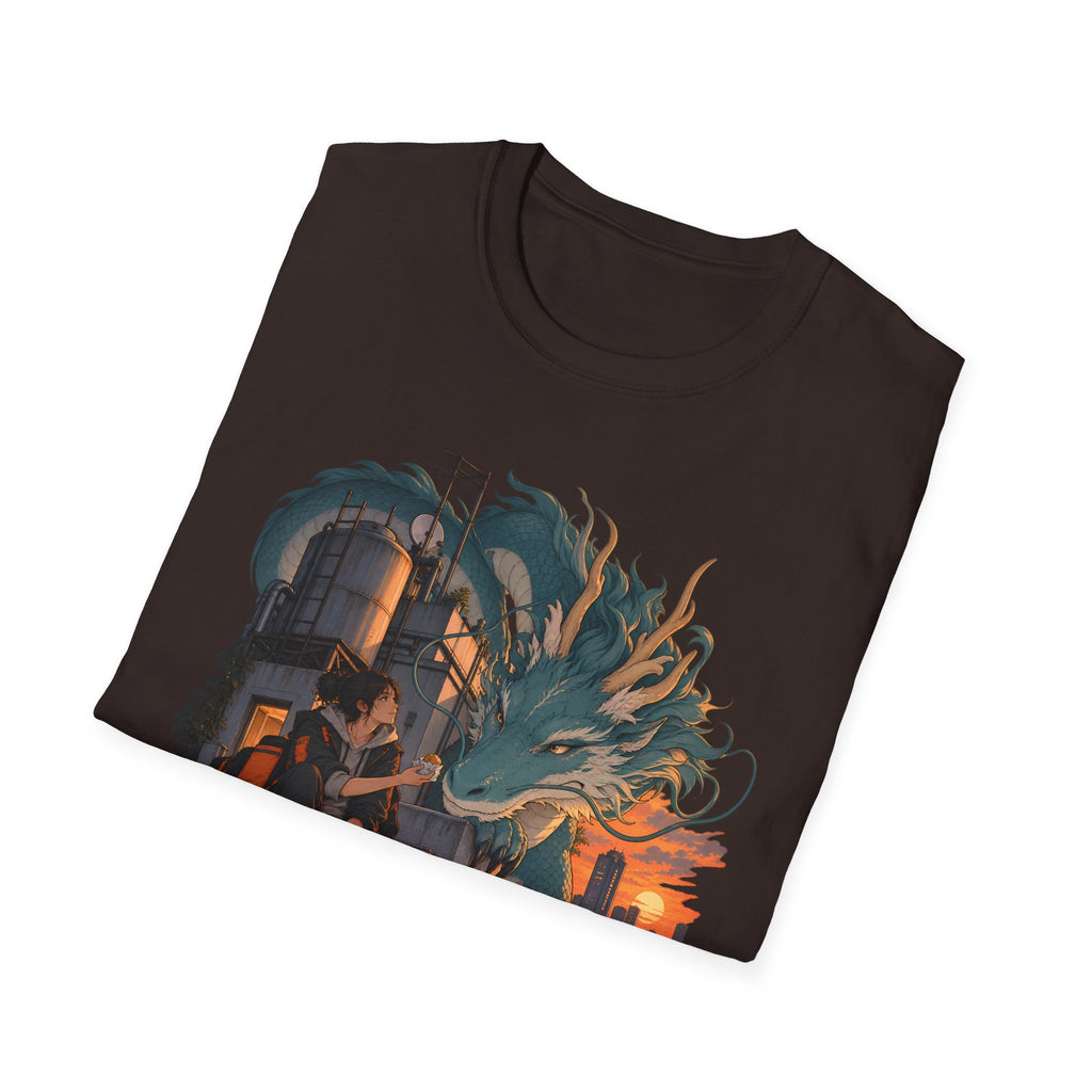 Serpent Cityscape | Urban Japanese Dragon T-Shirt