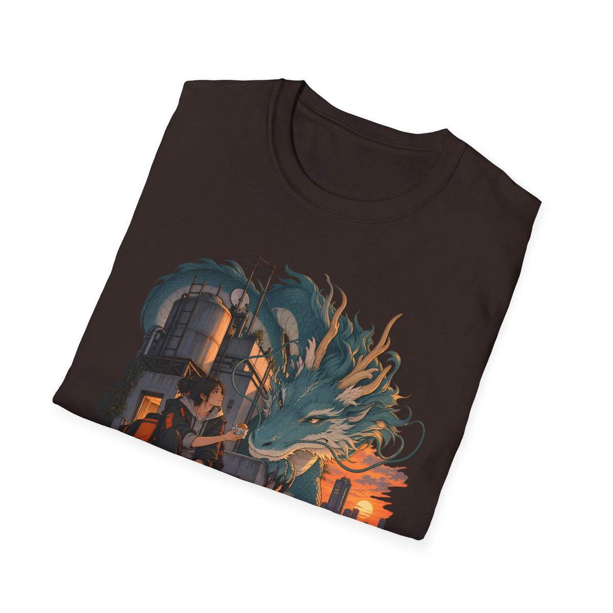 Serpent Cityscape | Urban Japanese Dragon T-Shirt