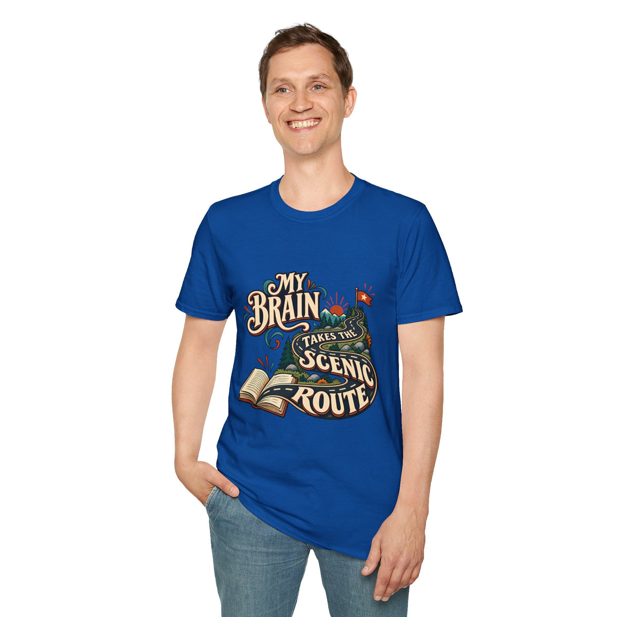 The Scenic Route | A Beautifully Different Mind | Neurodivergent Shirt