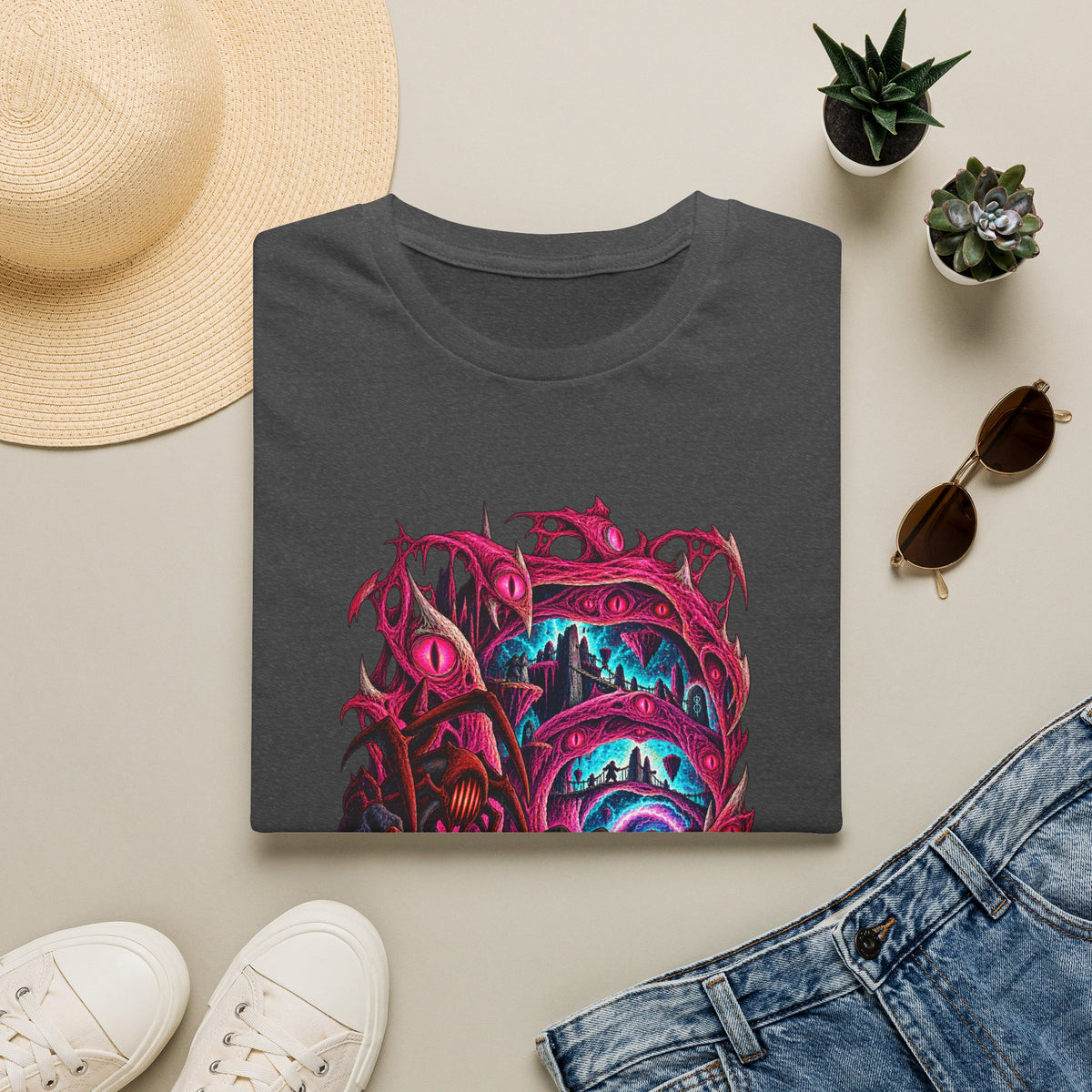 Abyssal Runecrafting | OSRS | Runescape | Psychedelic Portal Graphic T-Shirt