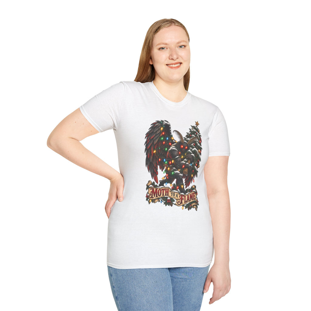 Moth to a Flame | Mothman | Christmas T Shirt