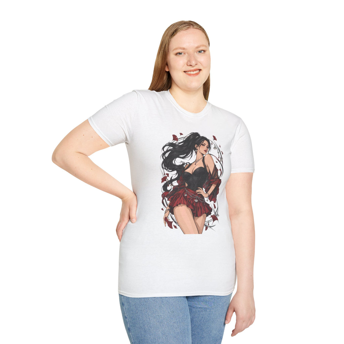 Victoria | Japanese Anime Style Sexy Pin Up Girl Graphic Shirt