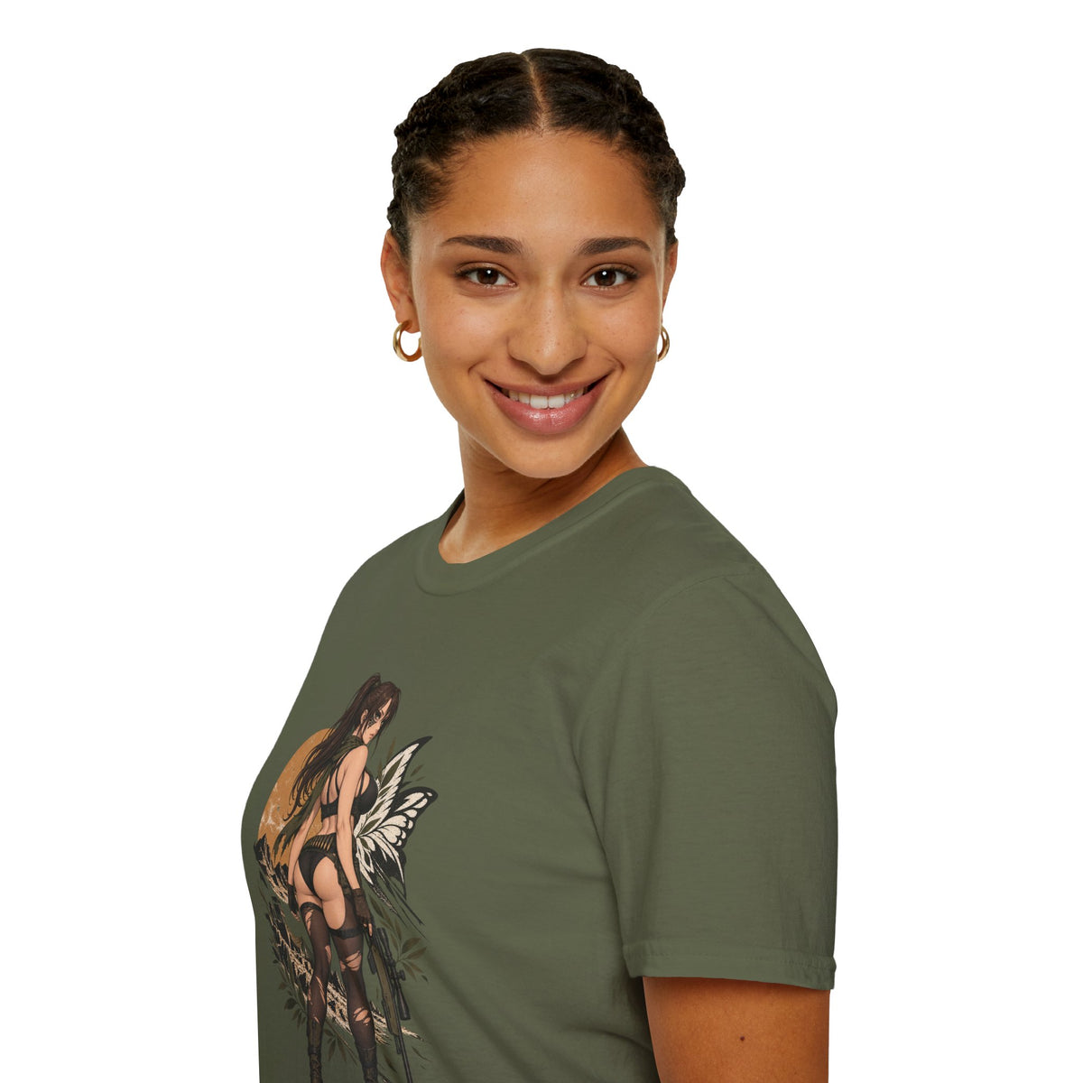 Metal Gear | Quiet | Sexy Pin Up Fantasy Sniper Girl T-Shirt