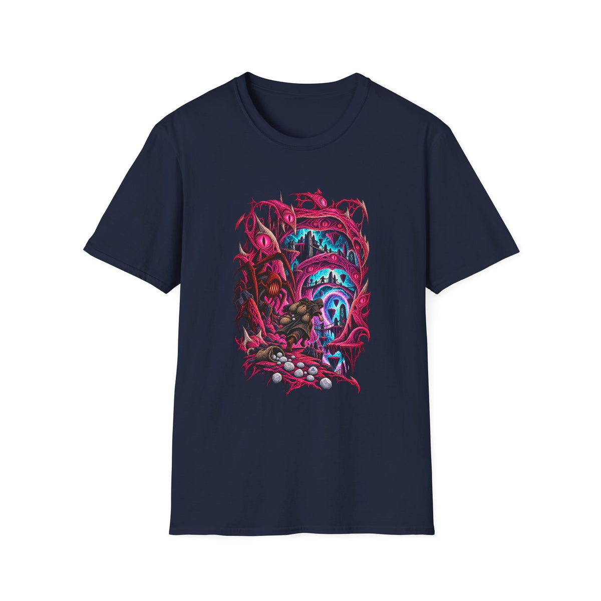 Abyssal Runecrafting | OSRS | Runescape | Psychedelic Portal Graphic T-Shirt