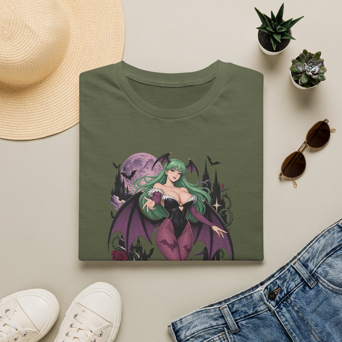 Morrigan | Darkstalkers Anime Sexy Pin Up Character Shirt