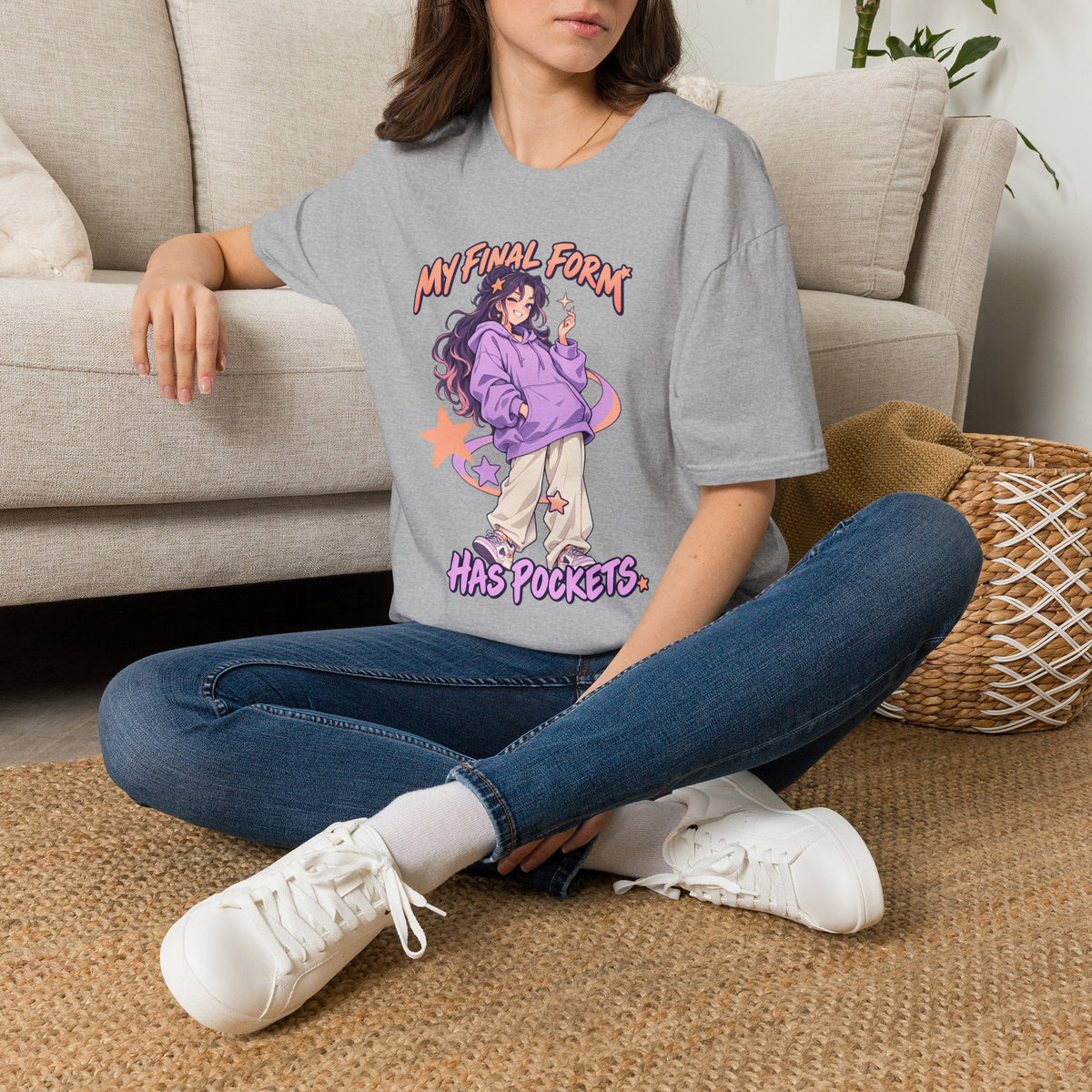 My Final Form Has Pockets | Cute Anime Girl Graphic Tee