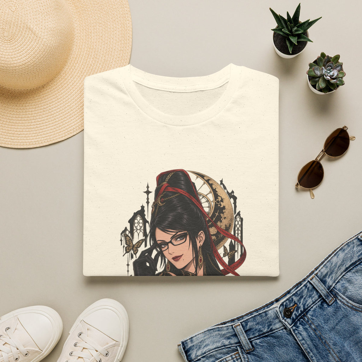 Bayonetta | Sexy Pin Up Gothic Anime Sorceress T-Shirt