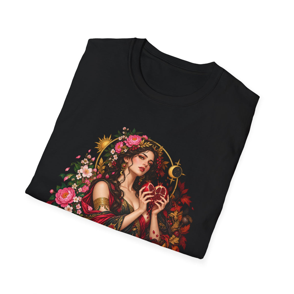 Persephone Greek Mythology T-Shirt, Goddess Pomegranate Bloom on Your Own Terms
