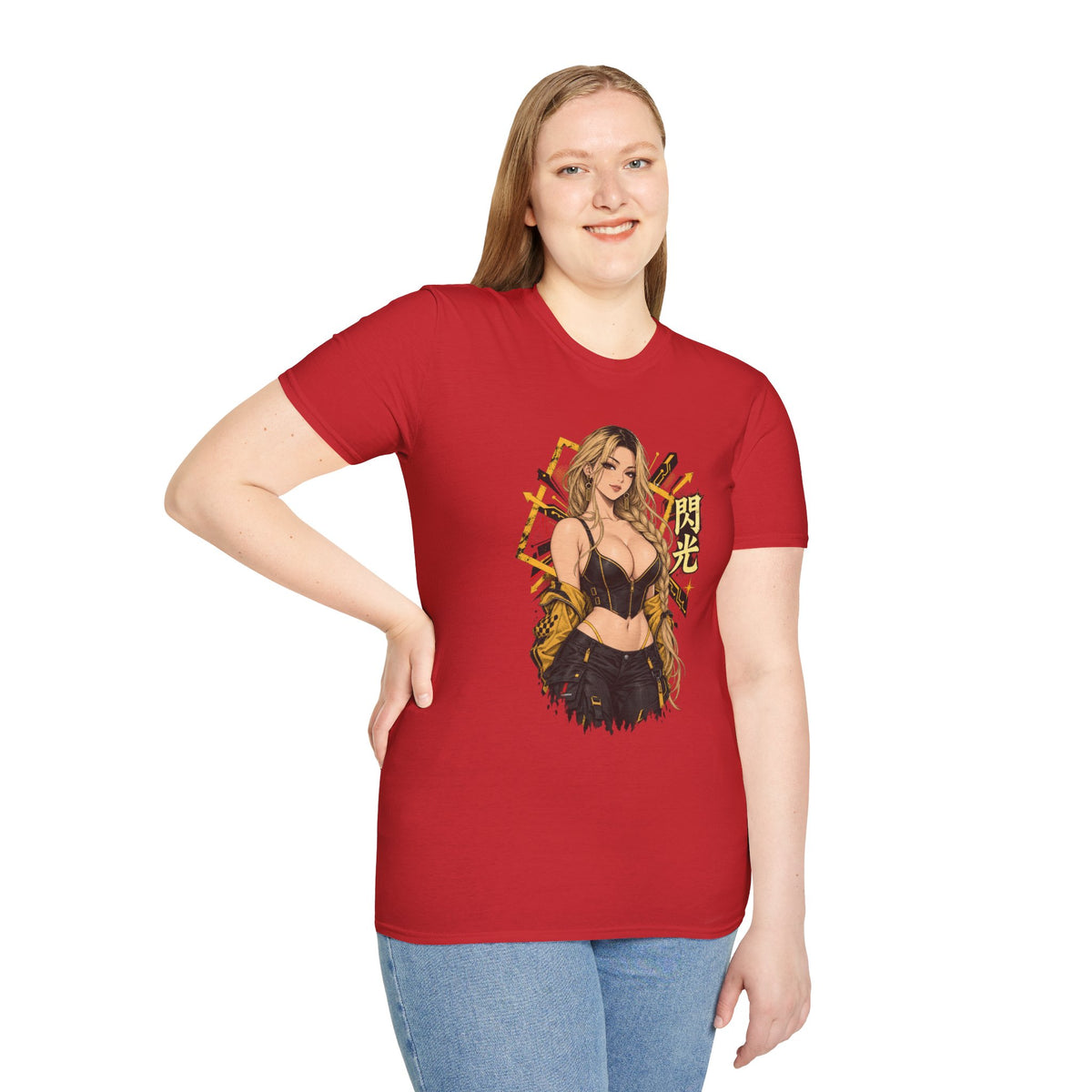 Sunny | Sexy Pin Up Golden Samurai Hot Girl T-Shirt