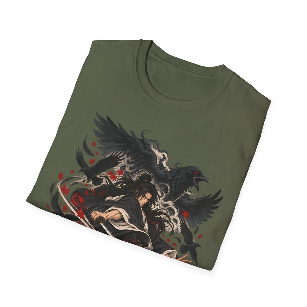 Raven Master | Japanese Samurai | Dark Fantasy T-Shirt