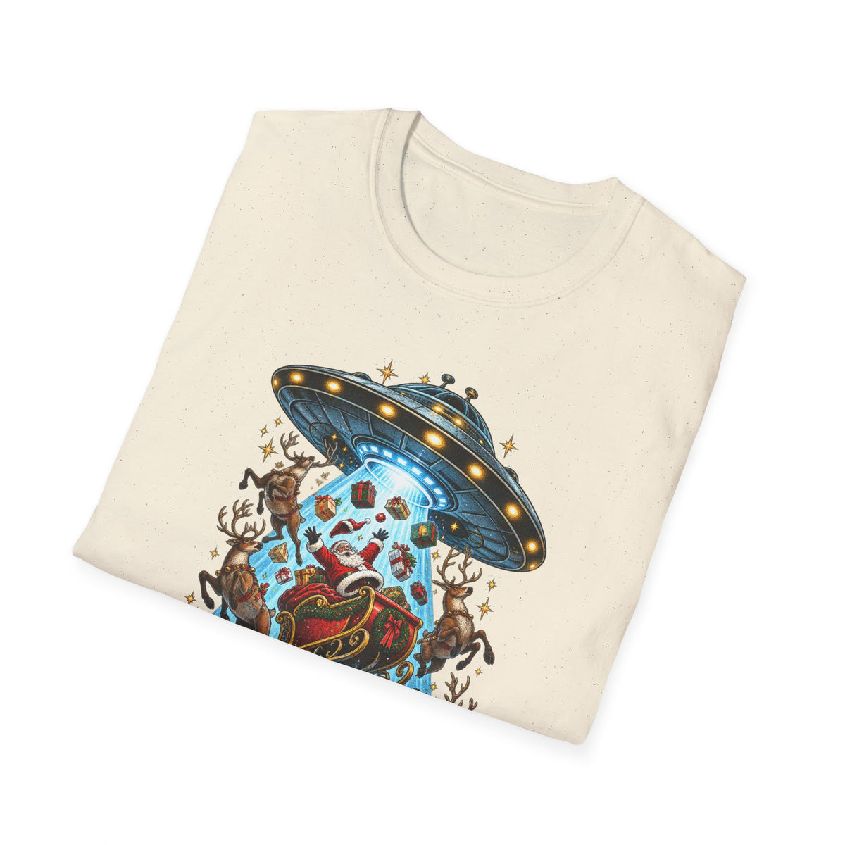 UFO Christmas | Season’s Greetings Earthlings UFO Christmas T-Shirt
